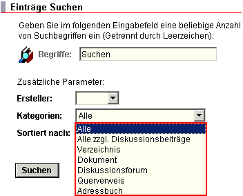 Suchmaske