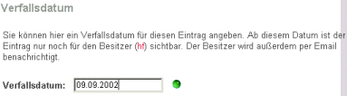 Verfallsdatum