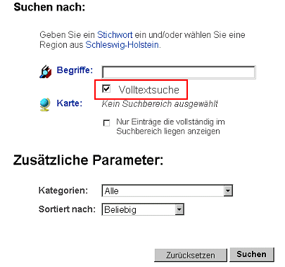 Volltextsuche